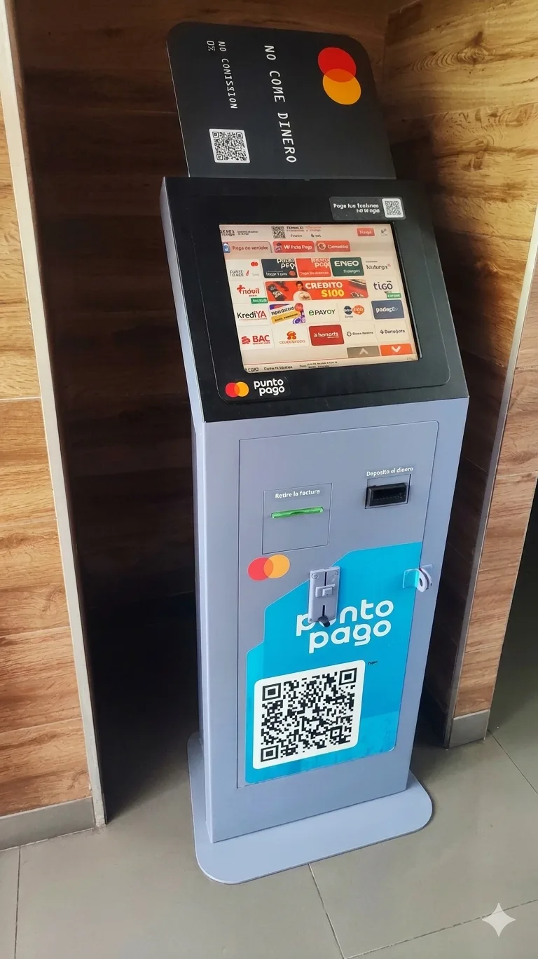 Payment kiosk in store
